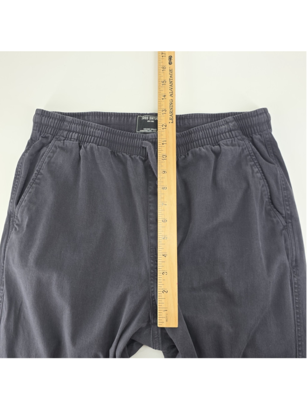 Todd Snyder Relaxed Leisure Pants Men's Small Black Pull On Cotton Tencel... - Picture 8 of 11